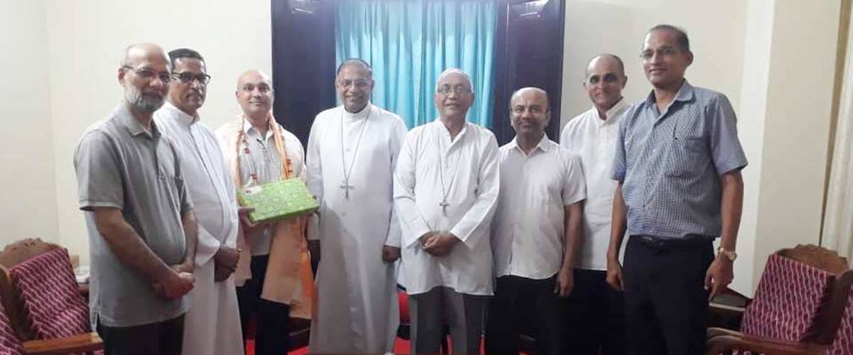 Mr. Charles Camara meets Mangalore Bishop & team